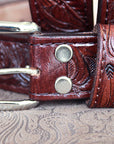 Buffalo Hide Stiched Belt – Hilason
