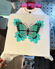 Western Butterfly TEE or CREWNECK