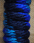 Navy-Blue-Turquoise Weaver Tack Horse Poly Lead Rope W/ Solid Brass 225 Snap