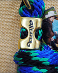 Black Green Blue Weaver Tack Horse Poly Lead Rope W/ Solid Brass 225 Snap