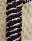 Black Brown Tan Weaver Tack Horse Poly Lead Rope W/ Solid Brass 225 Snap