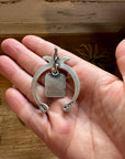 Naja Pendant with Purple Spiny Oyster & Yellow Tint – Sterling Silver – Native Made by MC