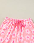 Floral Top and Shorts Pajama Set