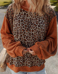 Natalie Leopard & Floral Patchwork Loose Top