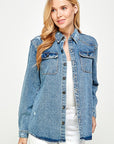 The Jaydon Denim Top