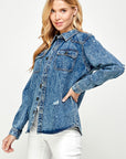 The Jaydon Denim Top
