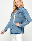 The Jaydon Denim Top