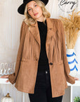 Calgary Fringe Blazer Plus Size