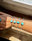 Sonoran Gold Turquoise Cuff – Sterling Silver – Native Made – Made in USA