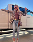 The Waldorf Cowgirl Blazer in Dark Brown