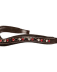 ExionPro Marvel Beauty Red, Black & Alternative Clear Crystal Browband