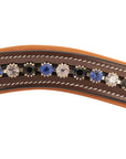 ExionPro Elegant, Attractive Blue, Black & Alternative Clear Crystal Browband