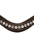 ExionPro Small Elegant Designer Blue, White Crystal Browband