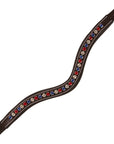 ExionPro Designer Red, Blue & White linked Crystal Browband