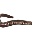 ExionPro Designer White & Pink linked Crystal Browband