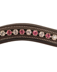 ExionPro Designer White & Pink linked Crystal Browband