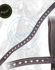 ExionPro Designer Sparkling Black & White linked Crystal Browband