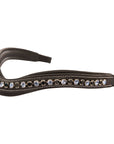 ExionPro Designer Black & Turquoise Blue Crystal Browband