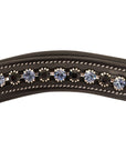 ExionPro Designer Black & Turquoise Blue Crystal Browband