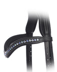 ExionPro Elegant Deep Curved Soft Padded Sapphire, Aqua Marine, Light Sapphire Colored Crystal Browband