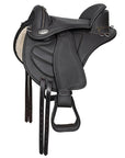 Horse English Treeless Saddle Hilason Endurance Trail Pleasure Leather