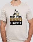 Don't Worry Beer Happy Crew Neck Softstyle Tee