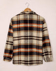 Plaid Chest Pocket Buttoned Shacket