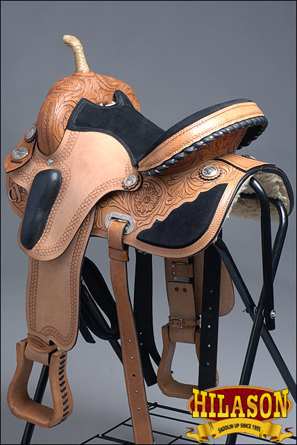 Western Horse Saddle American Leather Flex Trail Barrel Racing By Hilason