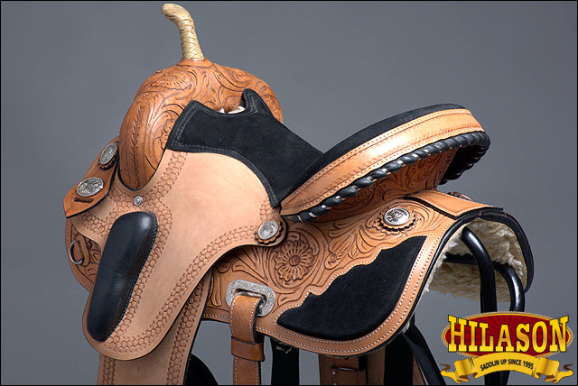 Western Horse Saddle American Leather Flex Trail Barrel Racing By Hilason