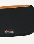 Hilason Western Wool Felt Horse Saddle Pad W/ Distressed Wear Leather