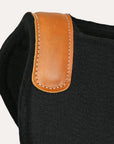 Hilason Western Wool Felt Horse Saddle Pad W/ Distressed Wear Leather