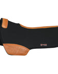 Hilason Western Wool Felt Horse Saddle Pad W/ Distressed Wear Leather