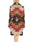 Red Aztec Women's Western Bath Robe