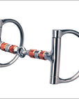 Weaver Leather Dee Ring Horse Bit 5 Inch Roller Mouth