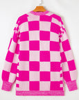 Brynlee Checkered Cardigan