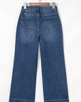 Courtney Cropped High Rise Wide Leg Jeans