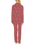 Red Bandana Women's Western Pajama Set