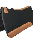 Black Contoured Felt Saddle Pad