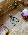 Naja Pendant with Turquoise – Sterling Silver