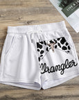 Cow print skull wrangling Women's Casual Shorts