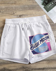 Moin Beer Print Women's Casual Shorts