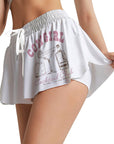 Cowgirl cocktail club flowy shorts with pockets