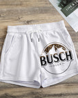 Leopard mountain beer Women's Casual Shorts