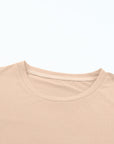 Plain Crew Neck Tee