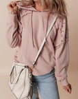 Sofia Stud Raglan Sleeve Hoodie