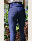 Navy Silicone Grip Breeches with Belt Loops
