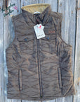 Ariat Women's Western Yoke Grizzly Insulated Vest - Banyon Bark