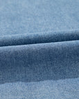 Denim Frilled Short Sleeve Dress