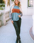 Emma Striped Bishop Sleeve Top