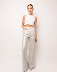 SALE The Clara Leather Metallic Pant